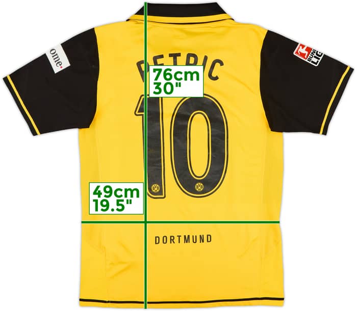 2007-08 Borussia Dortmund Home Shirt Petric #10 - 6/10 - (M)