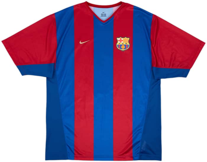 2002-03 Barcelona Basic Home Shirt Xavi #6 - 10/10 - (XL)