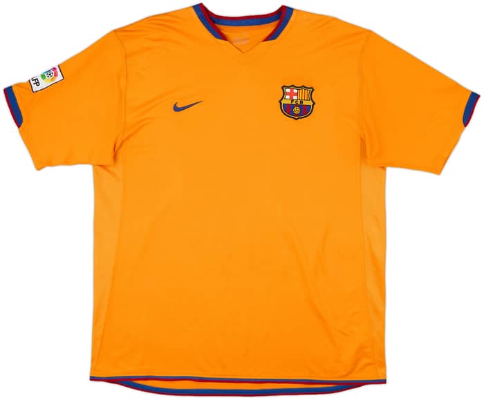 2006-08 Barcelona Away Shirt Ronaldinho #10 - 7/10 - (XL)