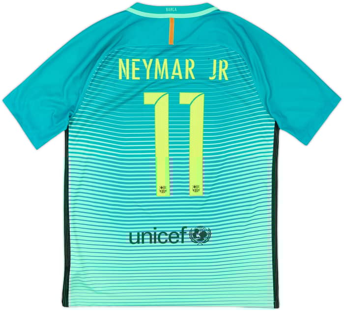 2016-17 Barcelona Third Shirt Neymar Jr #11 - 7/10 - (M)