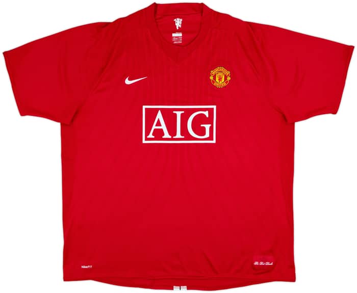 2007-09 Manchester United Home Shirt Ronaldo #7 - 8/10 - (3XL)
