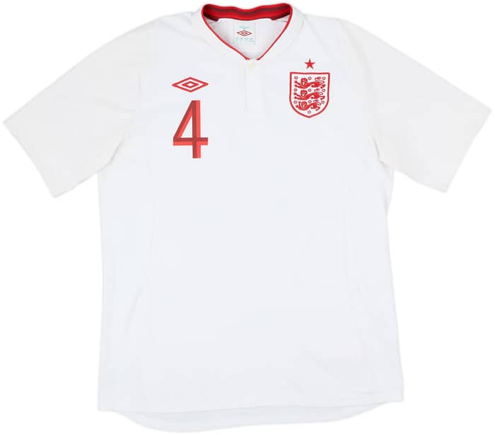 2012-13 England Home Shirt Gerrard #4 - 7/10 - (L)