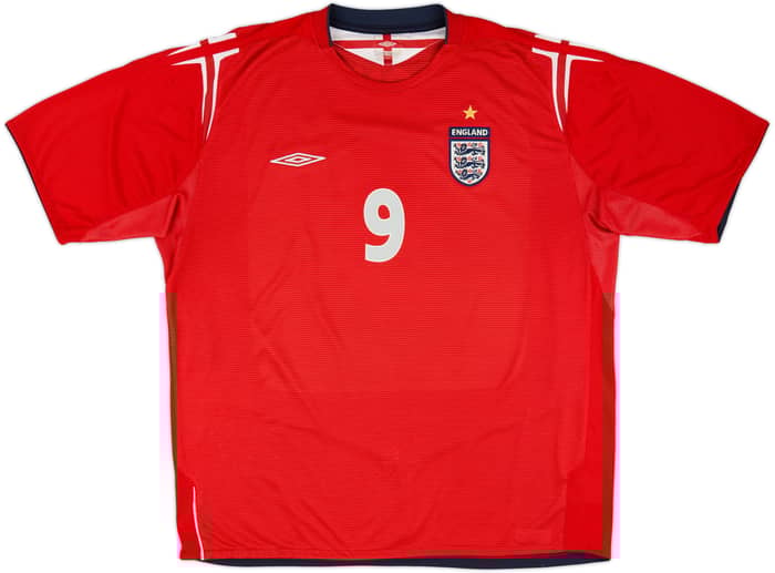 2004-06 England Away Shirt Rooney #9 - 9/10 - (3XL)