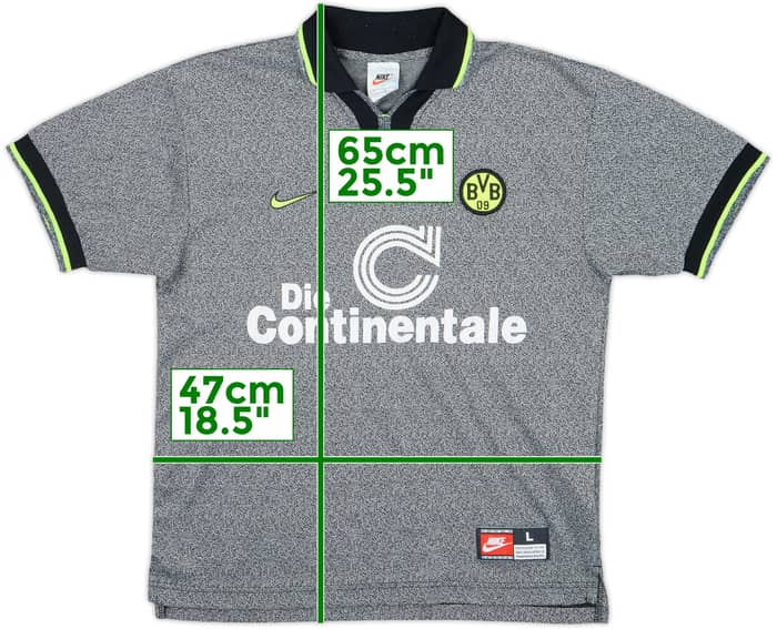 1997-98 Borussia Dortmund Away Shirt - 6/10 - (L.Boys)