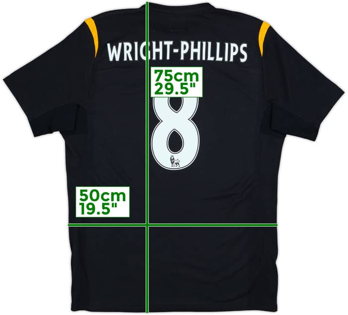 2009-10 Manchester City Away Shirt Wright-Phillips #8 - 8/10 - (M)