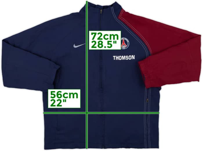 2004-05 Paris Saint-Germain Player Issue Nike Track Jacket - 8/10 - (XL)