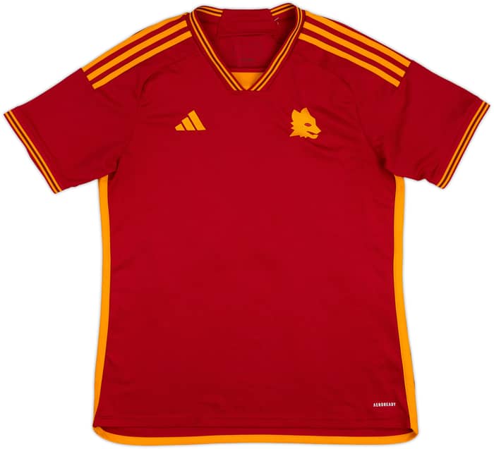 2023-24 Roma Home Shirt Lukaku #90 - 9/10 - (L)