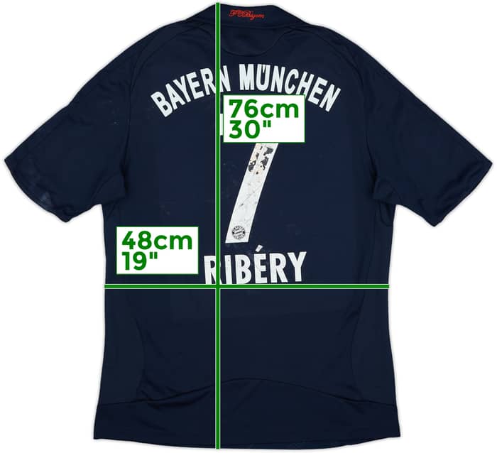 2008-09 Bayern Munich Away Shirt Ribery #7 - 4/10 - (M)