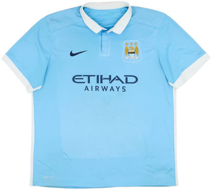 2015-16 Manchester City Home Shirt - 4/10 - (XL)