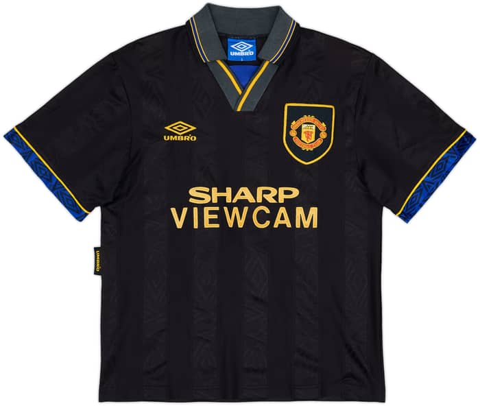 1993-95 Manchester United Away Shirt Cantona #7 - 8/10 - (S)