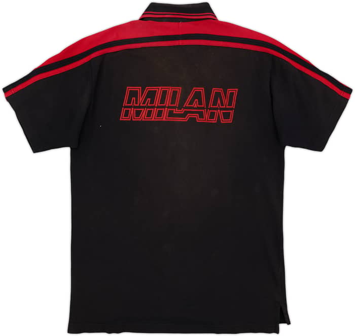 1995-96 AC Milan Lotto Polo Shirt - 6/10 - (M)
