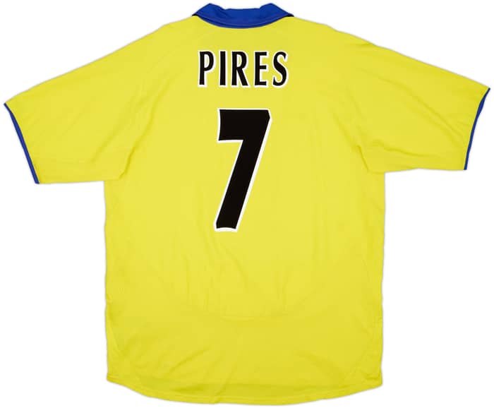 2003-05 Arsenal Away Shirt Pires #7 - 7/10 - (L)