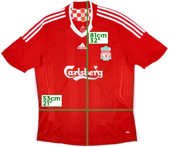 2008-10 Liverpool Home Shirt - 8/10 - (L)