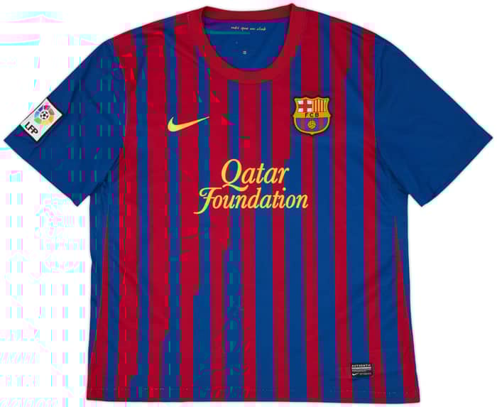 2011-12 Barcelona Home Shirt Messi #10 - 7/10 - (L.Boys)