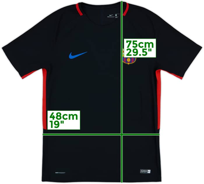 2017-18 Barcelona Nike Aeroswift Training Shirt - 10/10 - (M)