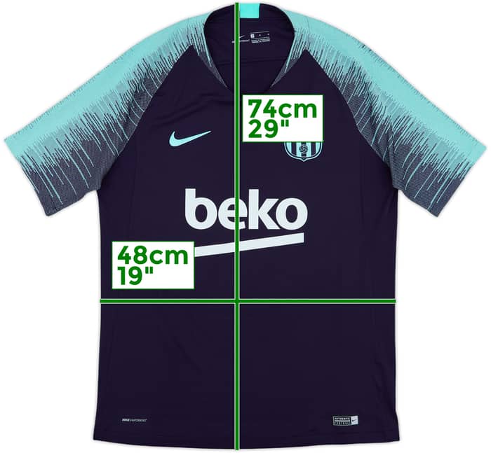 2018-19 Barcelona Nike Aeroswift Training Shirt - 7/10 - (M)