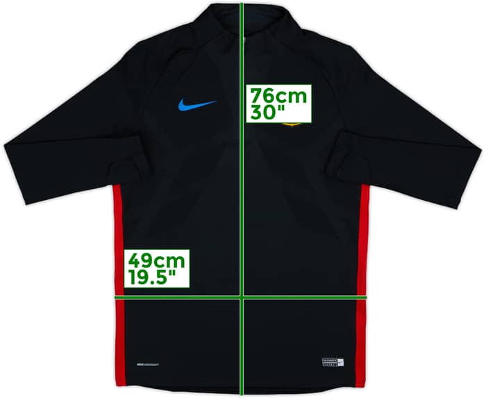 2017-18 Barcelona Nike Aeroswift 1/4 Zip Training Top - 10/10 - (M)