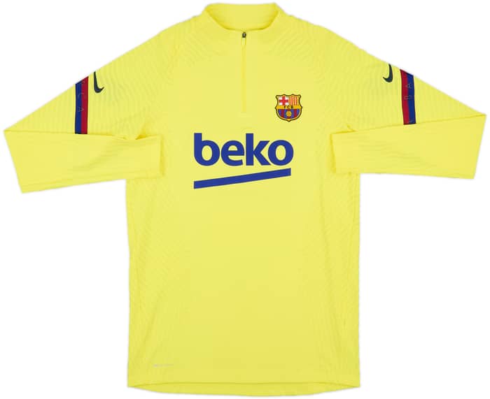2020-21 Barcelona Nike Vaporknit 1/4 Zip Drill Top - 8/10 - (M)