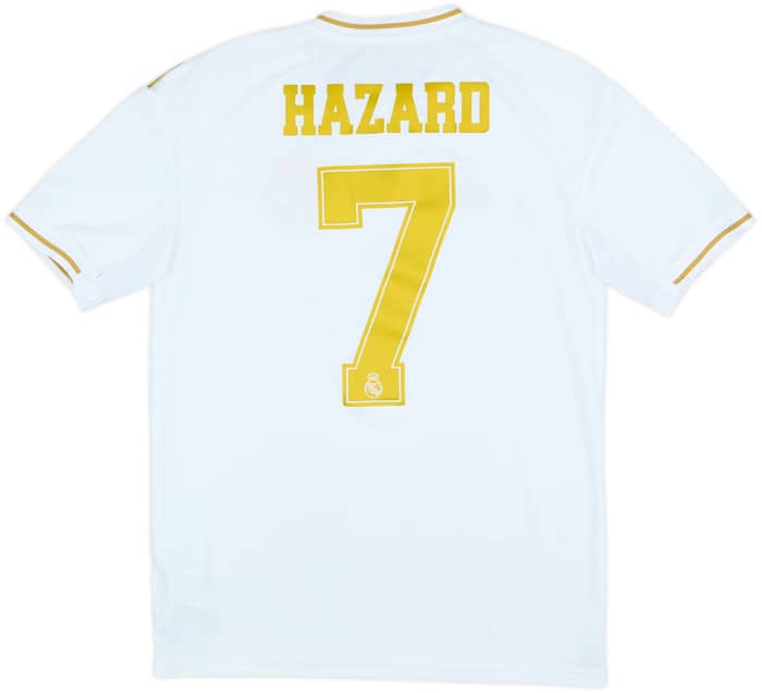 2019-20 Real Madrid Home Shirt Hazard #7 - 8/10 - (XL.Boys)