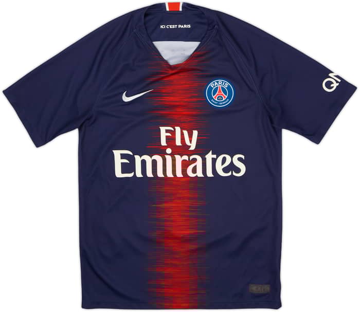 2018-19 Paris Saint-Germain Home Shirt Mbappe #7 - 6/10 - (S)