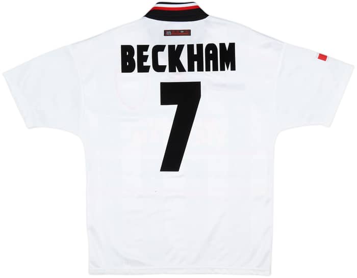 1997-99 Manchester United Away Shirt Beckham #7 - 10/10 - (M)