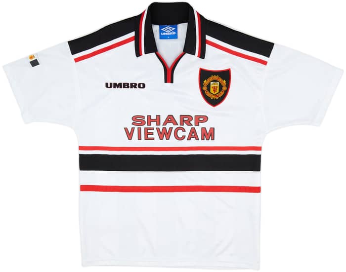 1997-99 Manchester United Away Shirt Beckham #7 - 10/10 - (M)