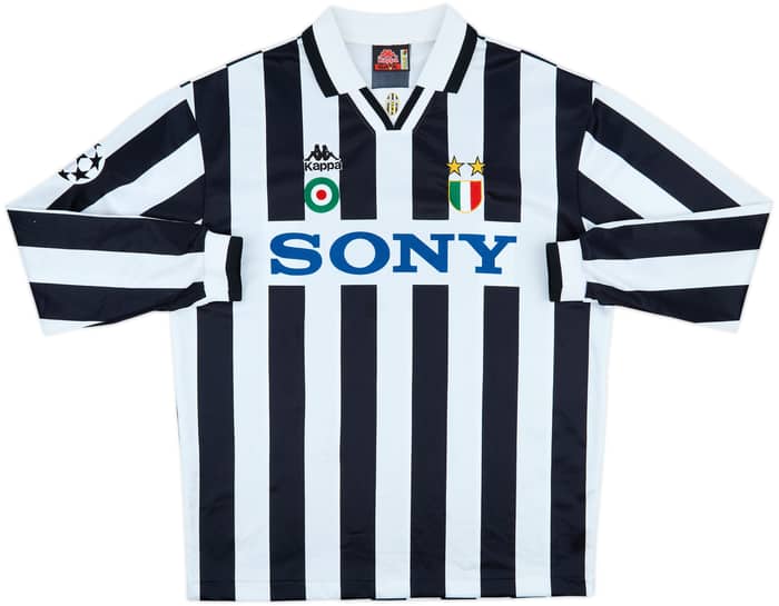 1995-97 Juventus Home L/S Shirt #10 - 7/10 - (L)