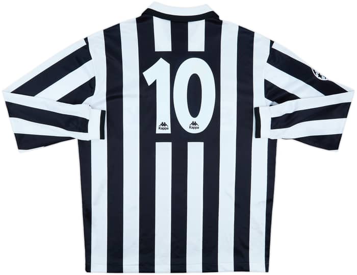 1995-97 Juventus Home L/S Shirt #10 - 7/10 - (L)