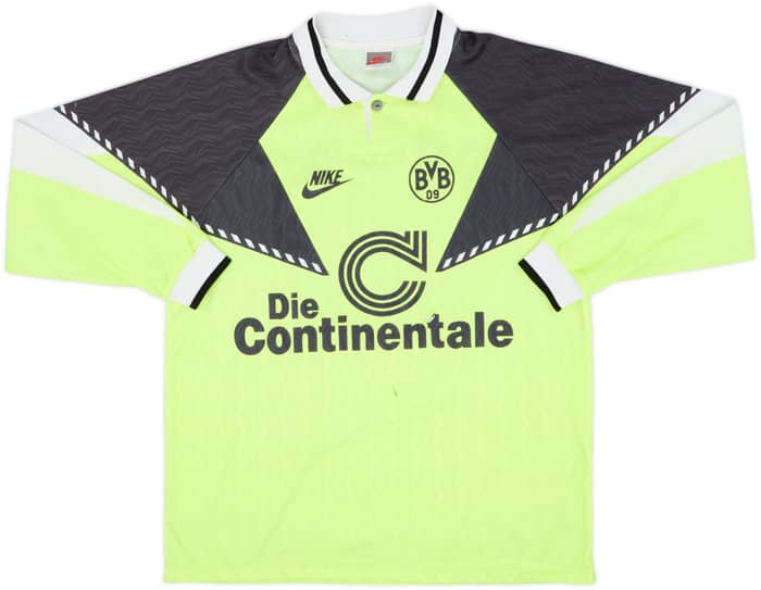 1990-91 Borussia Dortmund Home L/S Shirt #10 - 5/10 - (L)