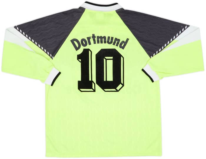 1990-91 Borussia Dortmund Home L/S Shirt #10 - 5/10 - (L)