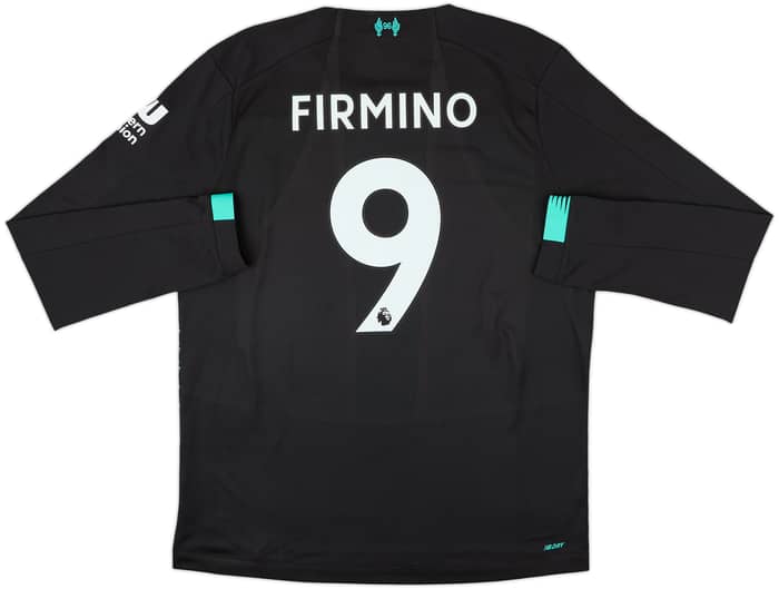 2019-20 Liverpool Third L/S Shirt Firmino #9 - 9/10 - (L)