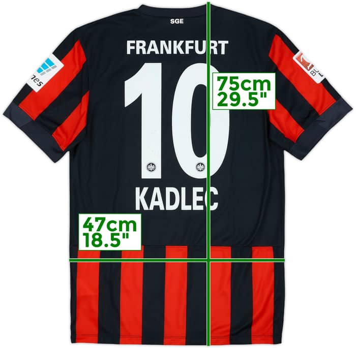 2014-15 Eintracht Frankfurt Home Shirt Kadlec #10 - 6/10 - (S)