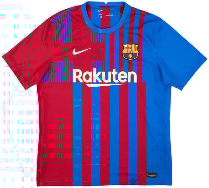 2021-22 Barcelona Home Shirt Pedri #16 - 7/10 - (L)