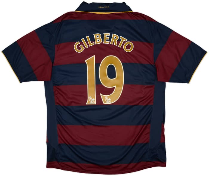 2007-08 Arsenal Third Shirt Gilberto #19 - 9/10 - (L)