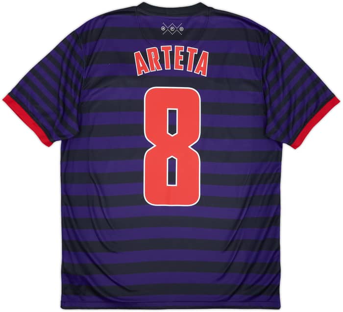2012-13 Arsenal Away Shirt Arteta #8 - 8/10 - (L)