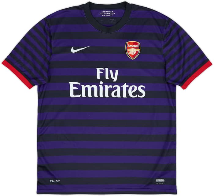 2012-13 Arsenal Away Shirt Arteta #8 - 8/10 - (L)
