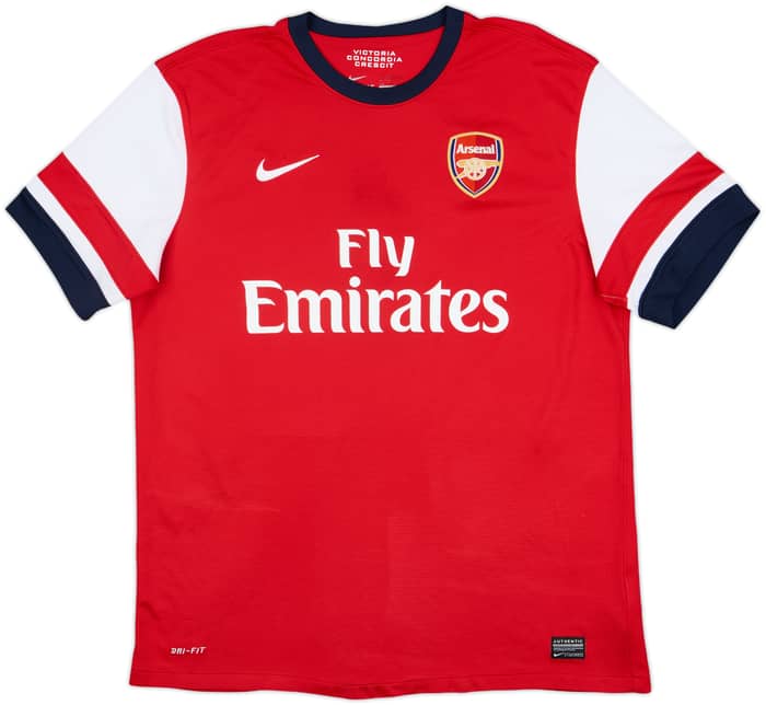 2012-14 Arsenal Home Shirt Arteta #8 - 7/10 - (L)