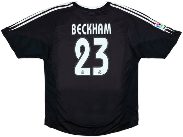 2004-05 Real Madrid Away Shirt Beckham #23 - 7/10 - (XL)