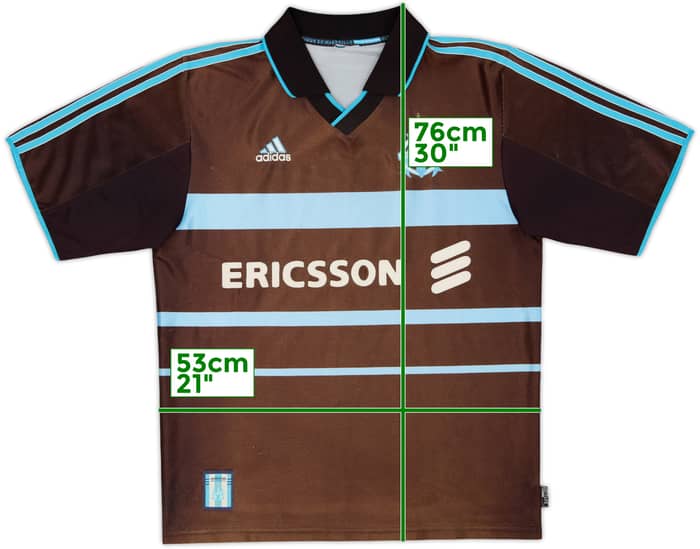 1999-00 Olympique Marseille Third Shirt - 4/10 - (L)
