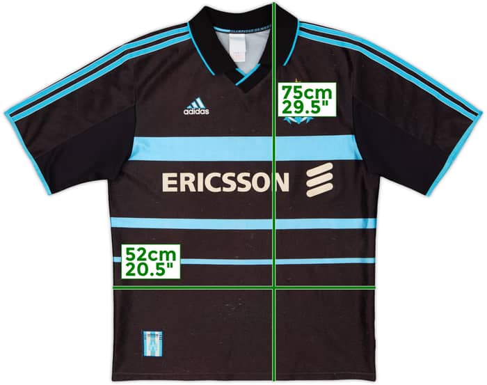 1999-00 Olympique Marseille Third Shirt - 7/10 - (M)