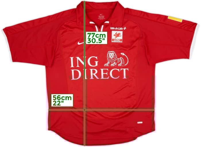 2000-01 Lille Home Shirt - 8/10 - (L)