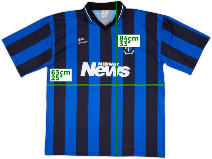 1999-00 Gillingham Home Shirt - 8/10 - (XL)