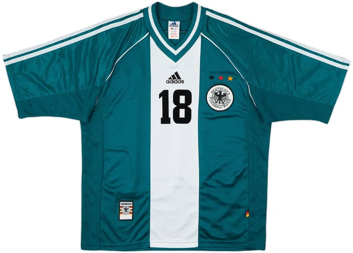 1998-00 Germany Away Shirt Klinsmann #18 - 9/10 - (M)