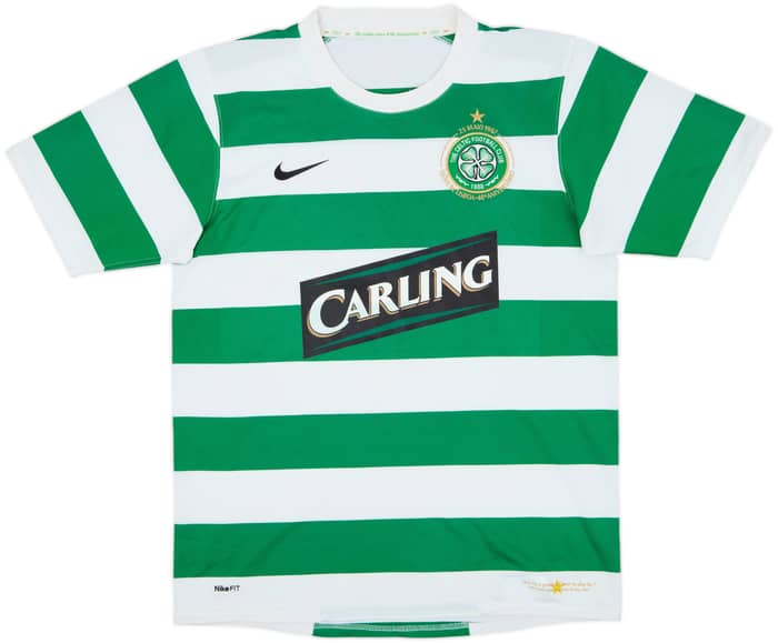 2007-08 Celtic Home Shirt Nakamura #25 - 8/10 - (M)