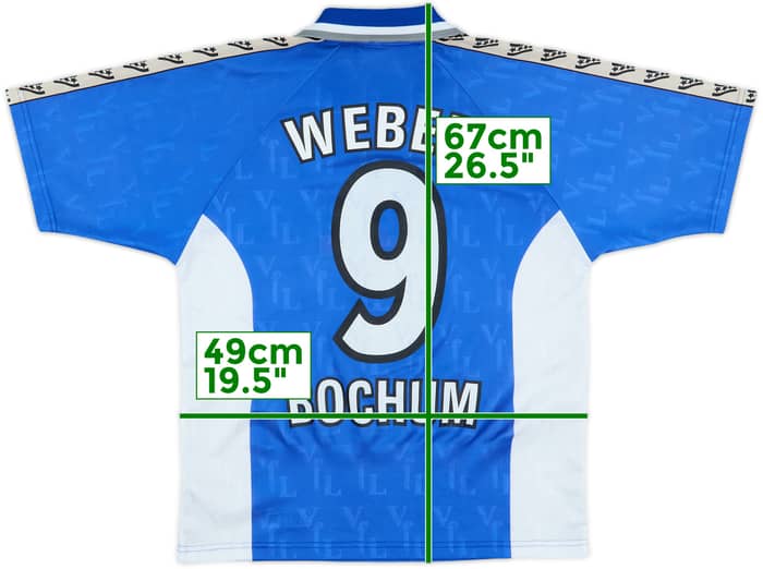 1999-01 VFL Bochum Home Shirt Weber #9 - 9/10 - (XS)