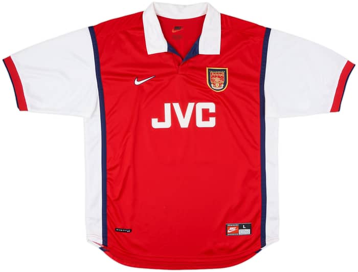 1998-99 Arsenal Home Shirt Bergkamp #10 - 8/10 - (L)