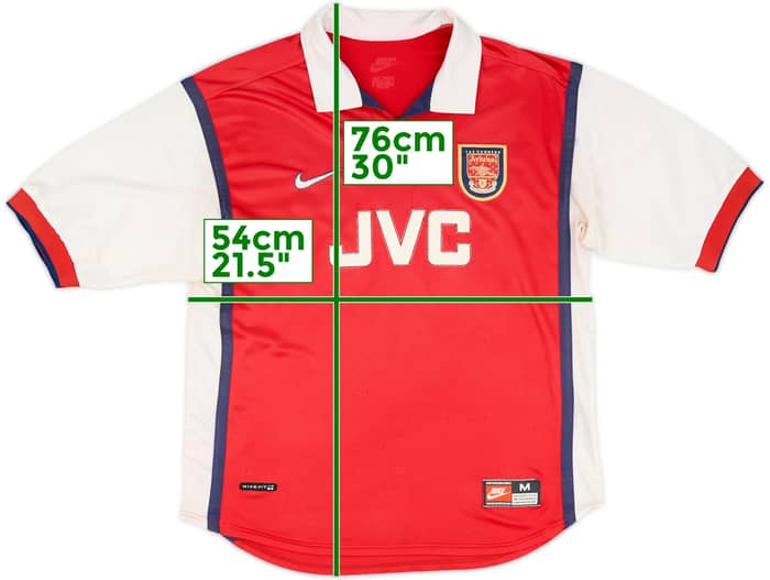 1998-99 Arsenal Home Shirt - 4/10 - (M)