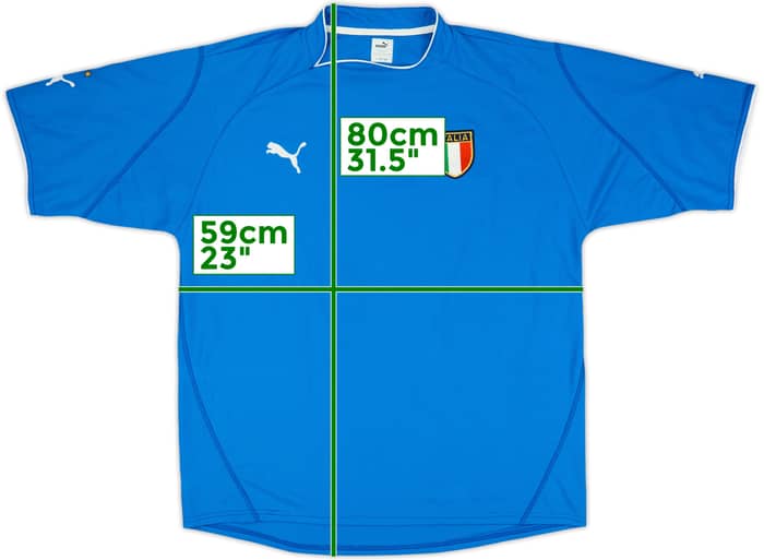 2003-04 Italy Home Shirt - 9/10 - (XL)