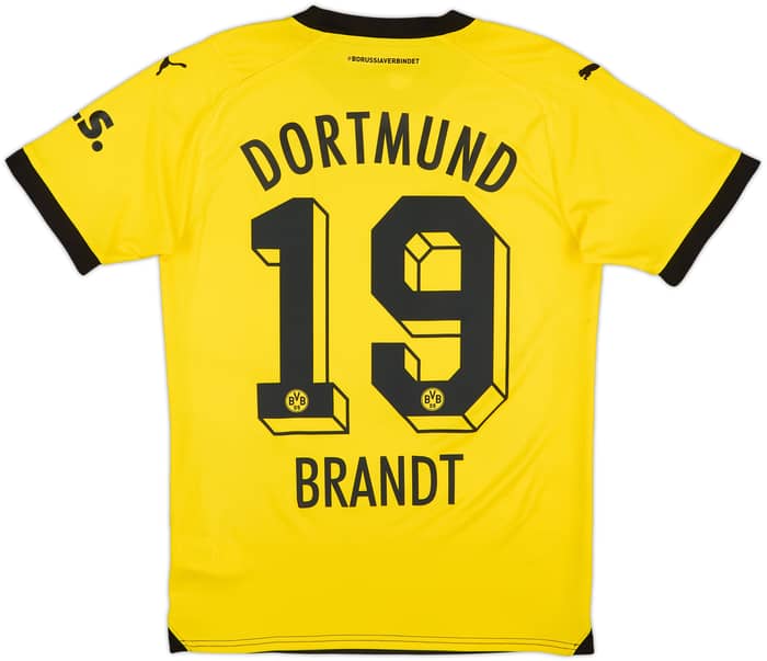 2023-24 Borussia Dortmund Home Shirt Brandt #19 - 10/10 - (S)