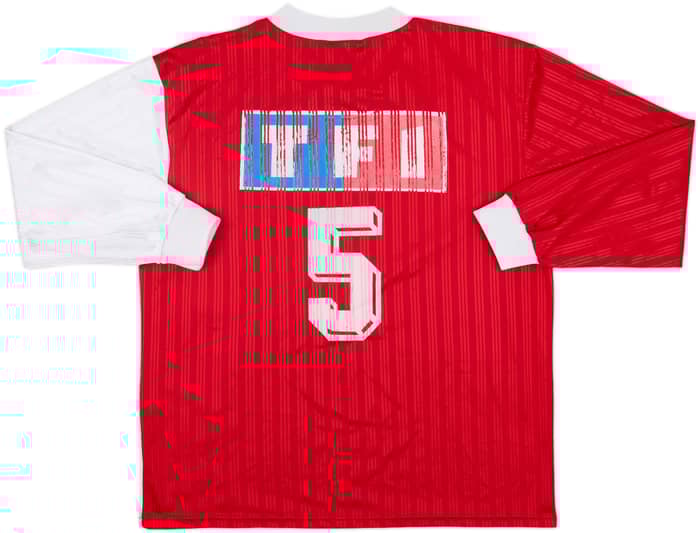 1990s Coupe de France Home L/S Shirt #5 - 5/10 - (XL)